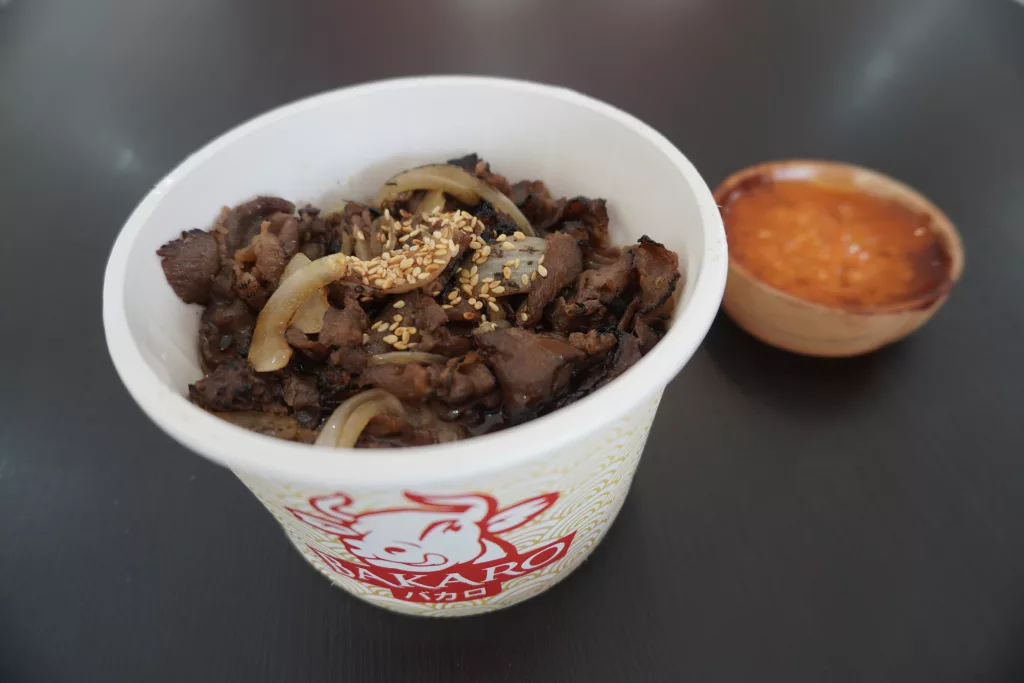 Tampilan Less Fat AUS Yakiniku Beef Bowl - Bakaro Grill. (Sumber: Tokobay Team)